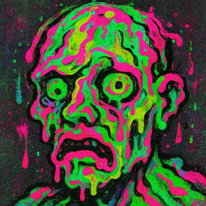 Portrait became surreal nightmare